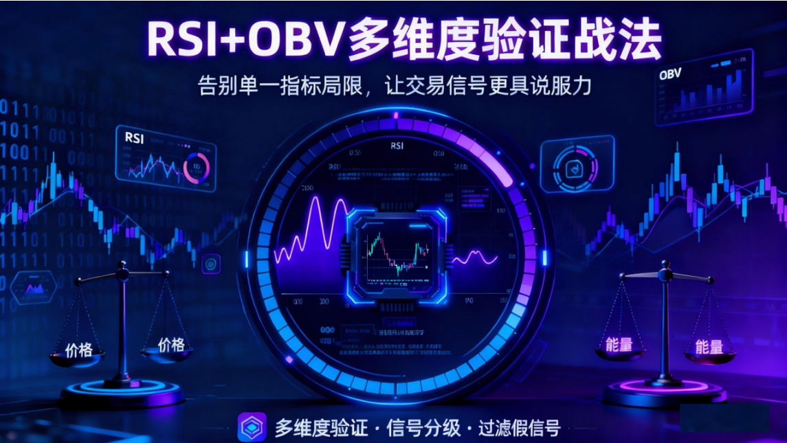 自定义指标 · RSI+OBV 多维度验证战法