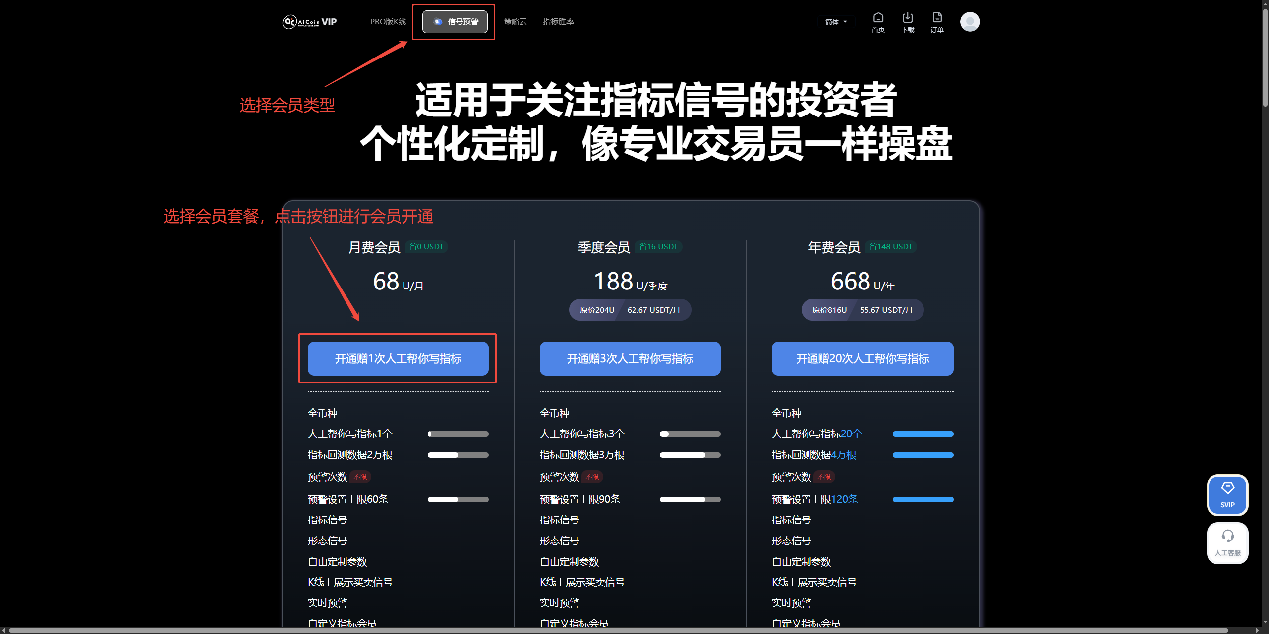 Binance Internal Transfer Payment Tutorial - AICoin Membership Service Purchase (Web)