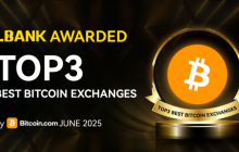LBank 荣登 Bitcoin.com「2025 年 6 月最佳比特币交易所」前三甲