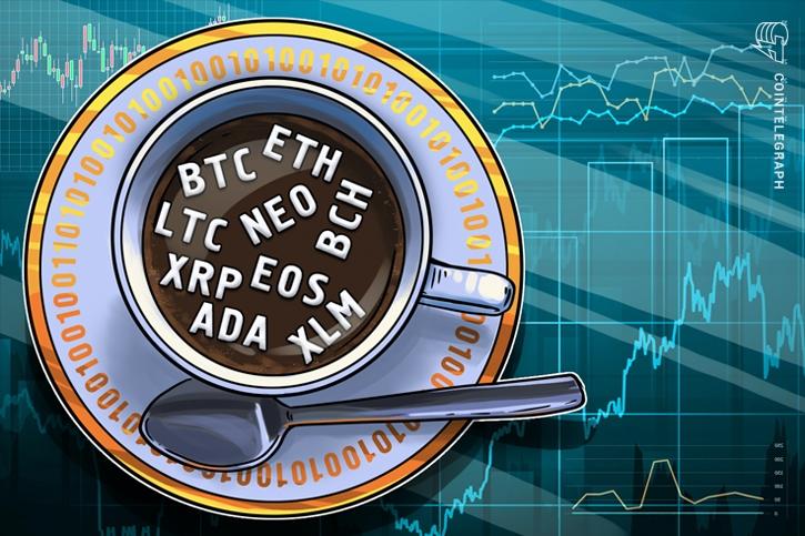 3-15 加密货币技术分析 – BTC/ETH/BCH/XRP/XLM/LTC/ADA/NEO/EOS_aicoin_图1