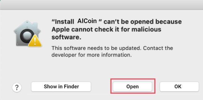 The solution to AICoin Mac version installation failure_aicoin_图4