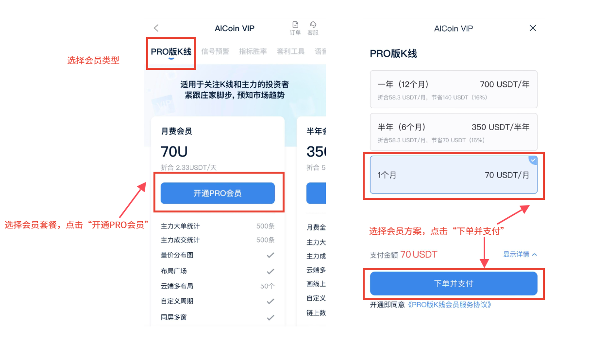 USDT_TRC20余额转账支付教程 - AICoin 会员服务购买(App)_aicoin_图2