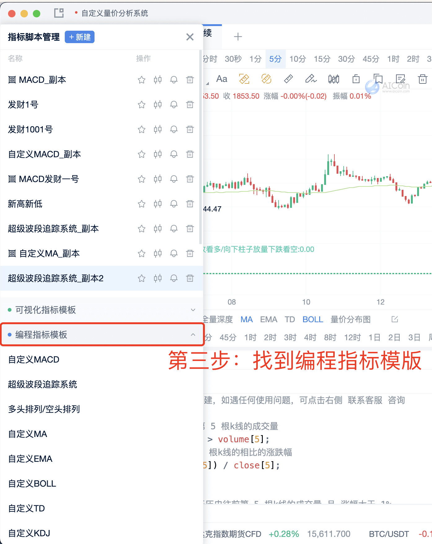 自定义量价分析系统：王者视野，臻选投资机会_aicoin_图2