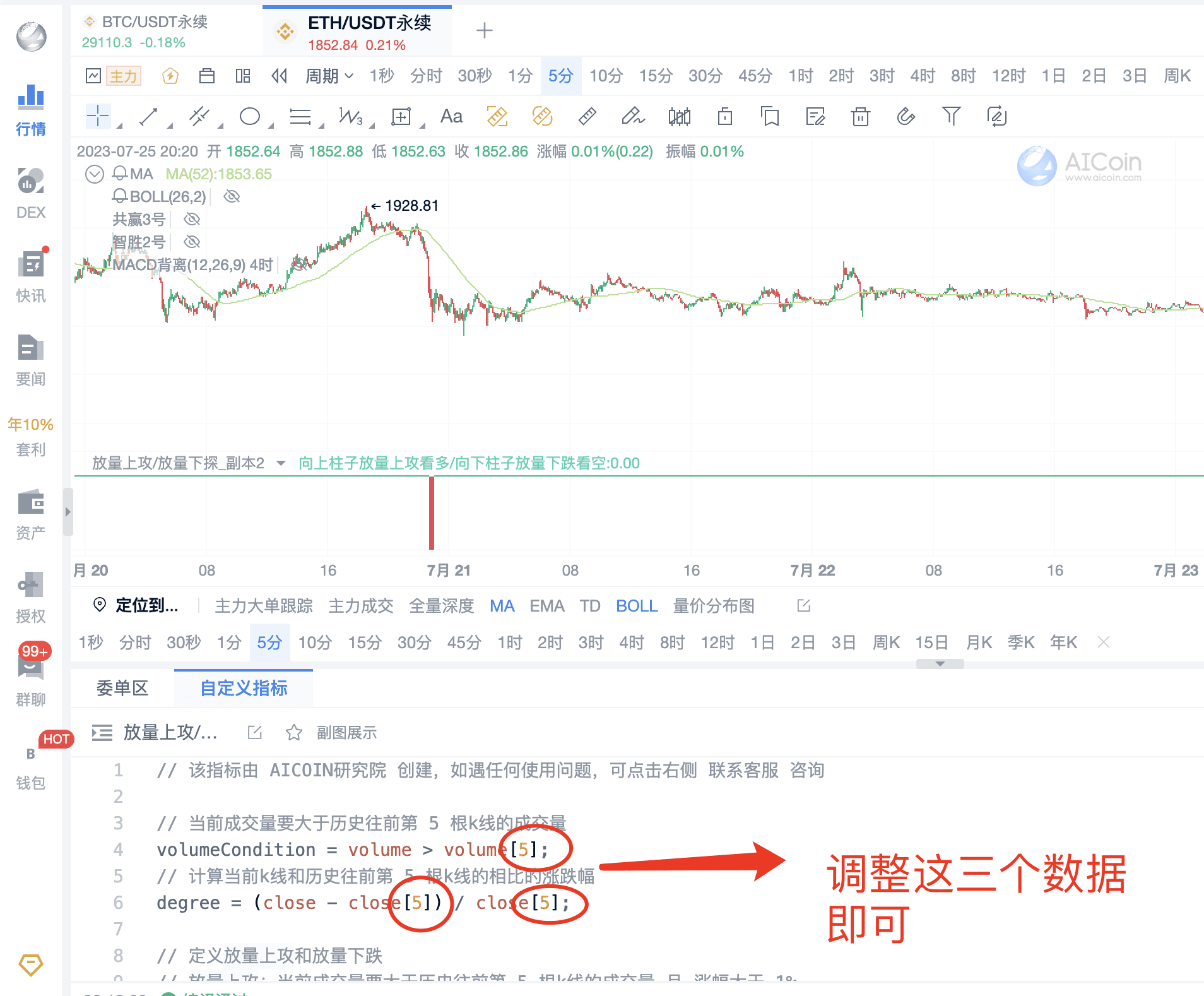 自定义量价分析系统：王者视野，臻选投资机会_aicoin_图6