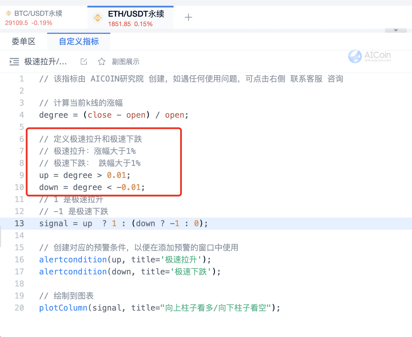 自定义量价分析系统：王者视野，臻选投资机会_aicoin_图11