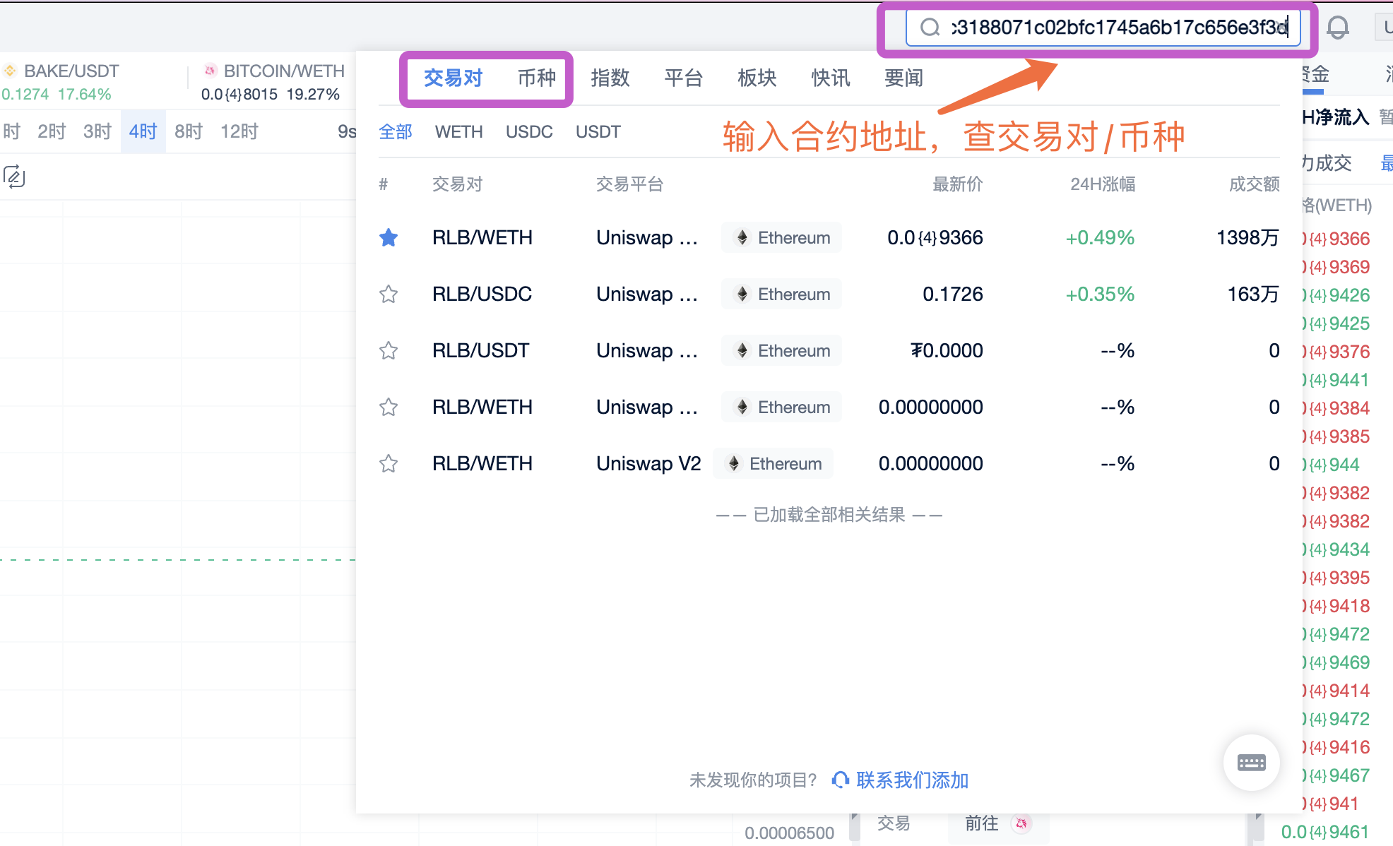 追踪链上热币与链上K线、预警使用指南_aicoin_图7