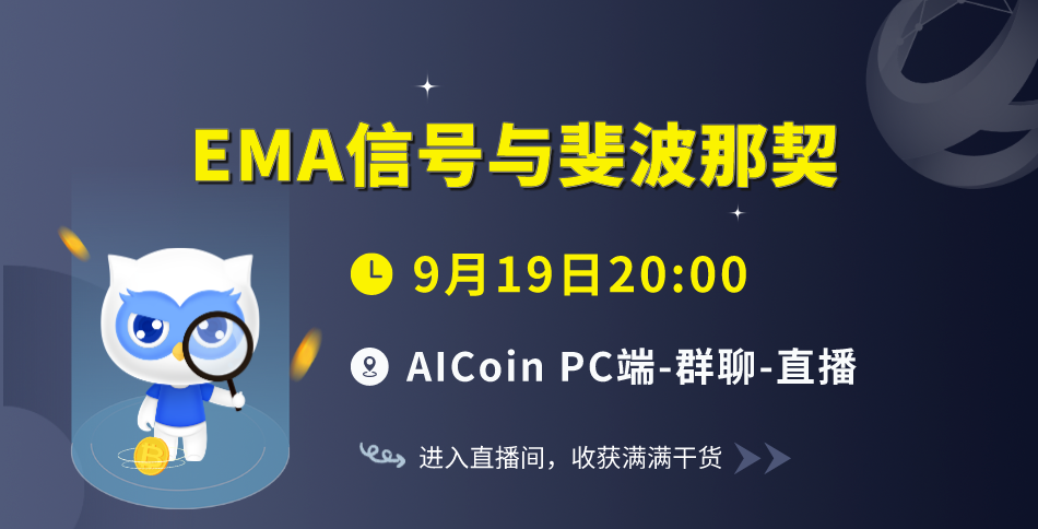 Tonight at 8 o'clock, official live broadcast: EMA signal and Fibonacci (with membership) _aicoin_ Figure 1