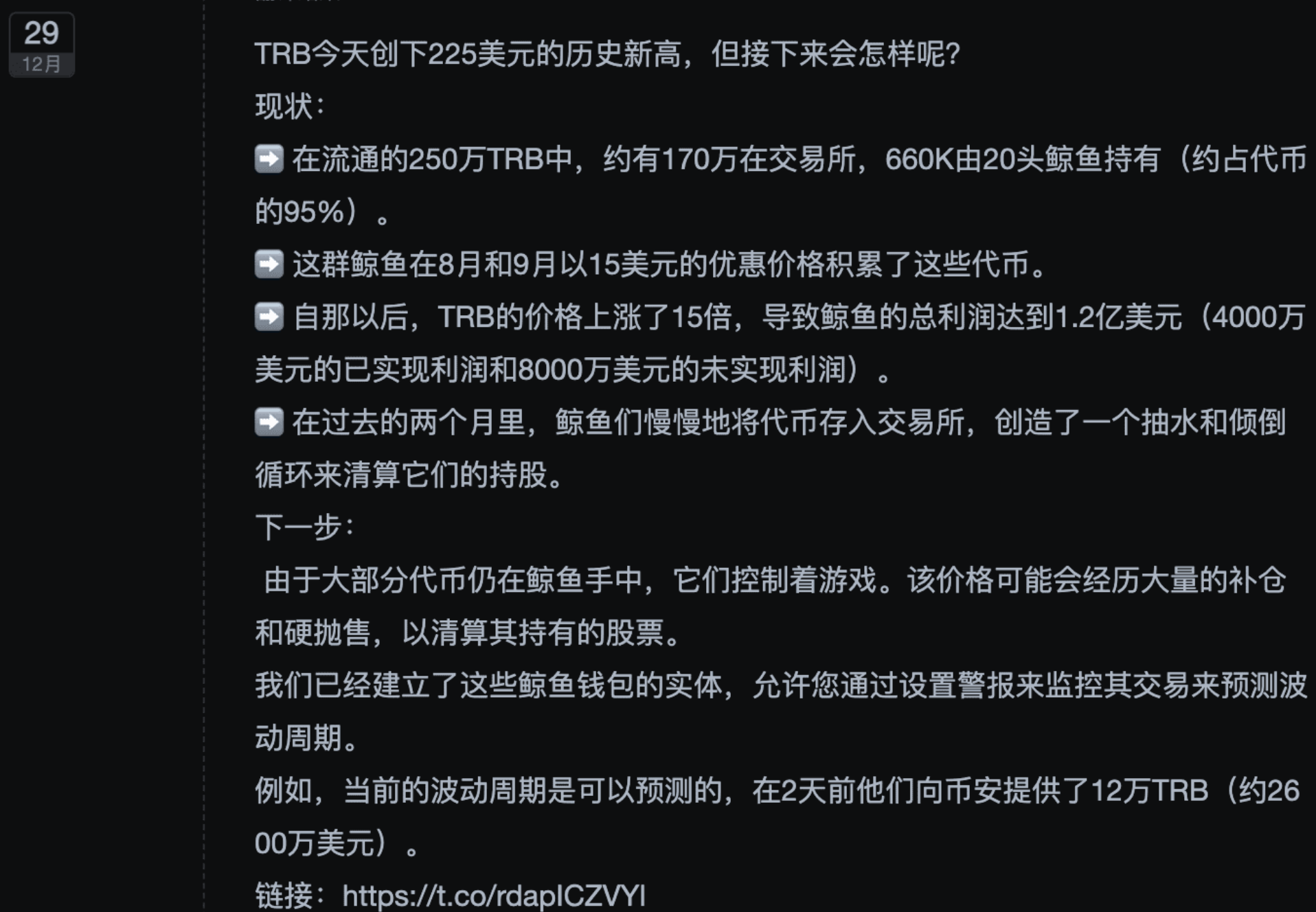 「独家」又现经典战法！妖币TRB到底是如何做到血洗市场的_aicoin_图1