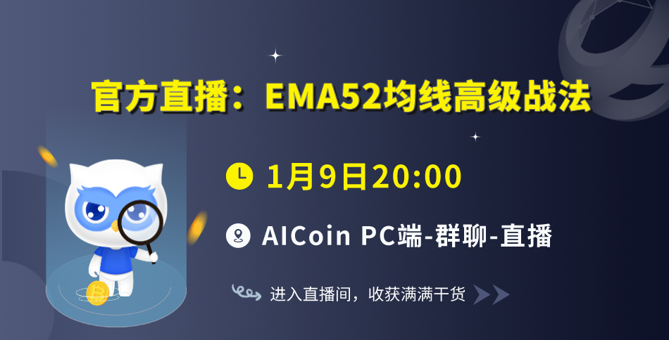 Tonight at 8 o'clock, official live broadcast: Advanced EMA52 Moving Average Strategy_aicoin_Figure 1