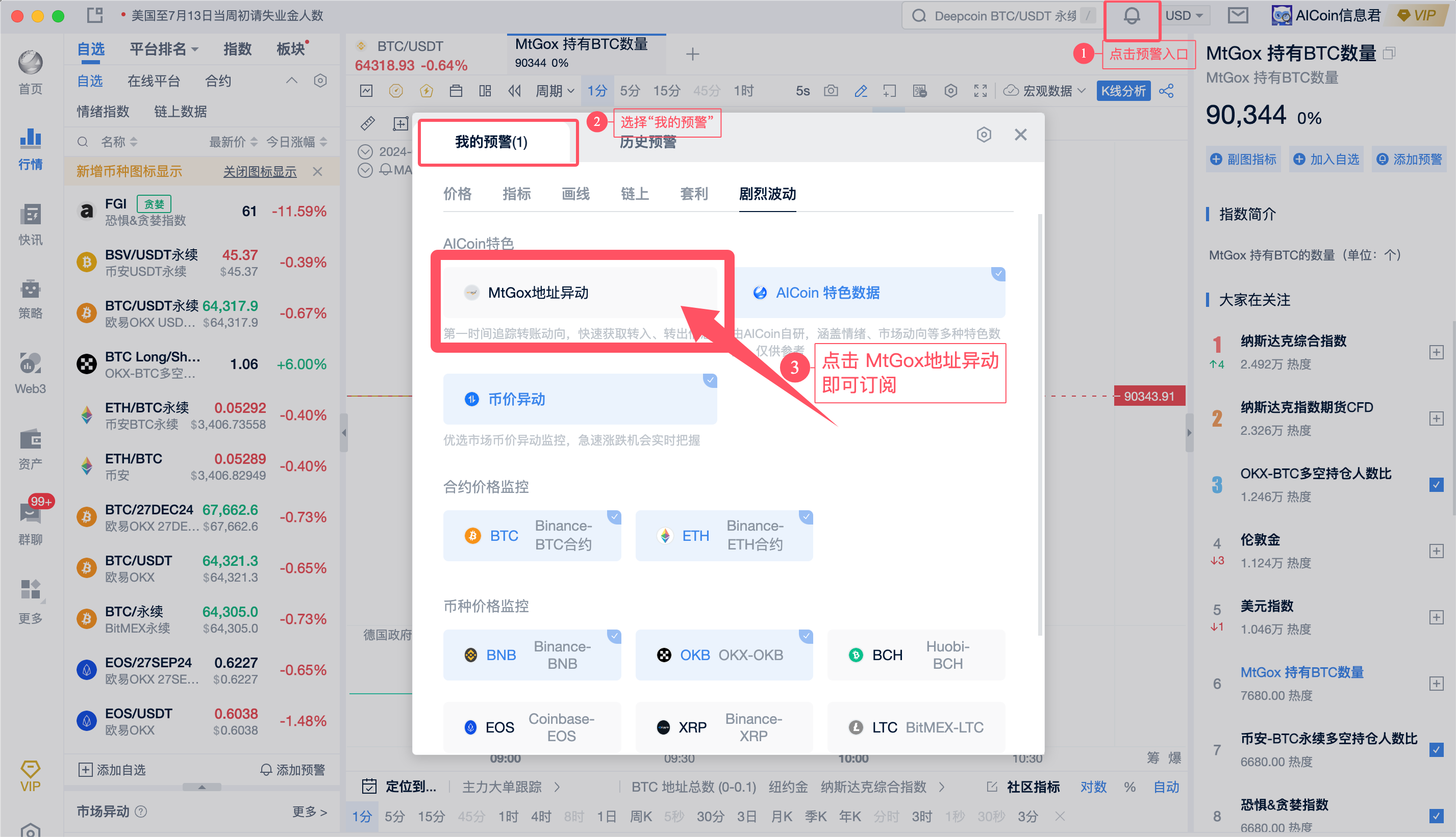 不知MtGox地址下一轮动向？订阅 MtGox 地址异动预警随时获知_aicoin_图2