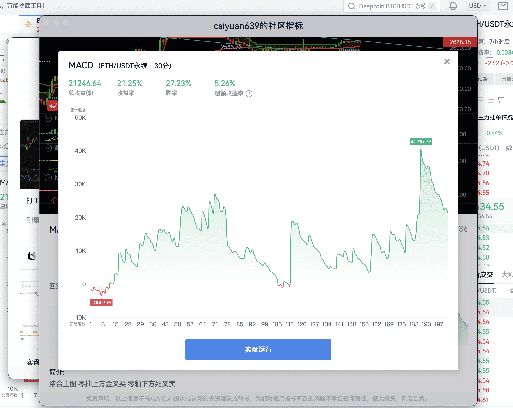 社区指标策略解析，TD抄底实战分享_aicoin_图10