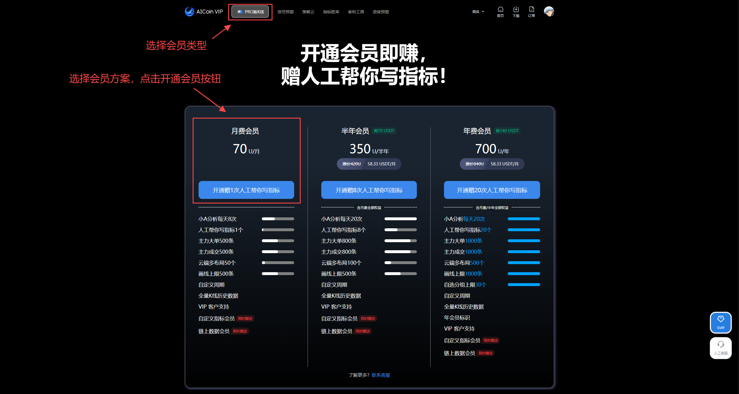 USDT_TRC20余额转账支付教程 - AICoin 会员服务购买(Web）_aicoin_图2