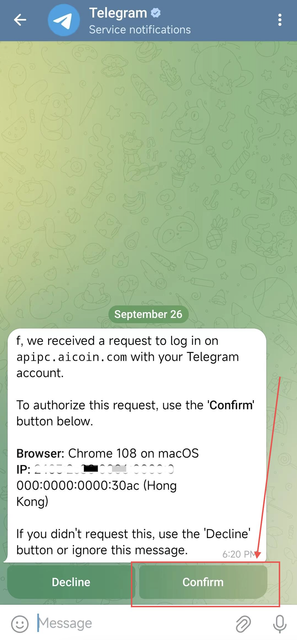 操作指南丨Google、Telegram 快速登入 AICoin_aicoin_图7