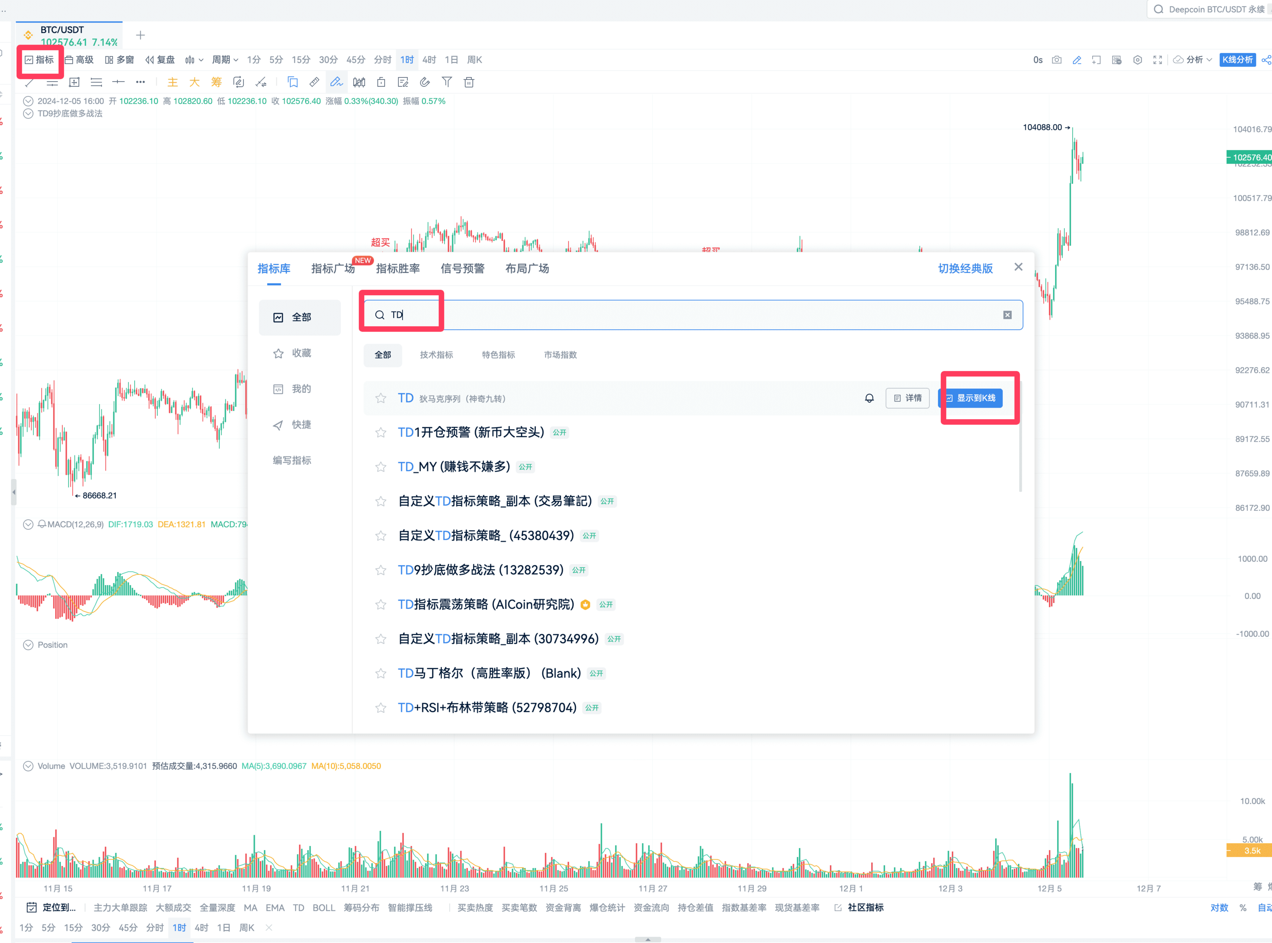 TD指标盈利法则_aicoin_图12