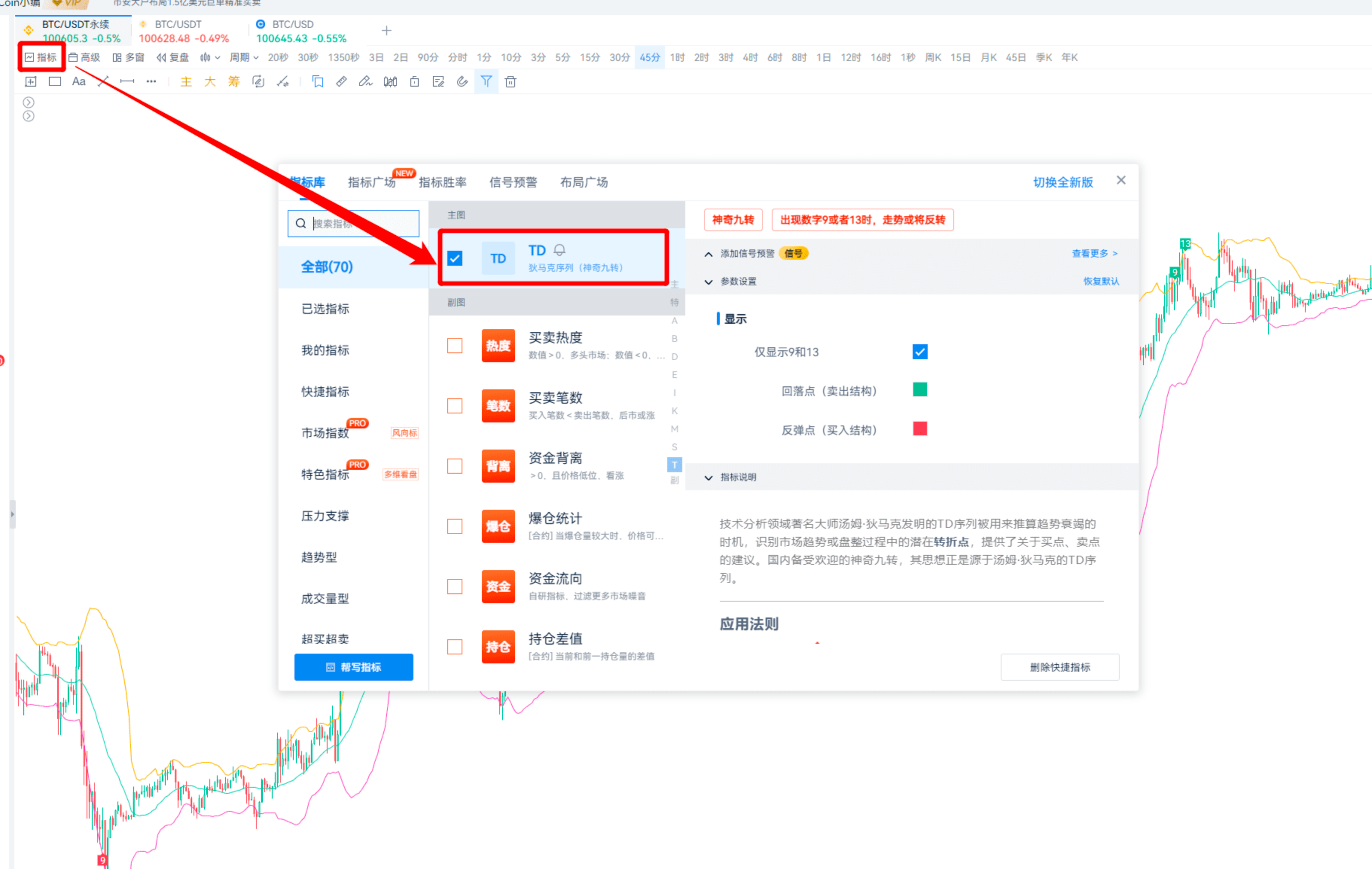 TD、BOLL等指标混搭攻略_aicoin_图5