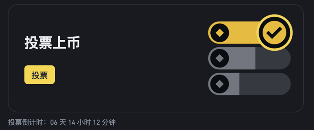 币安启动首期“投票上币”活动，社区决策时代来临！_aicoin_图1