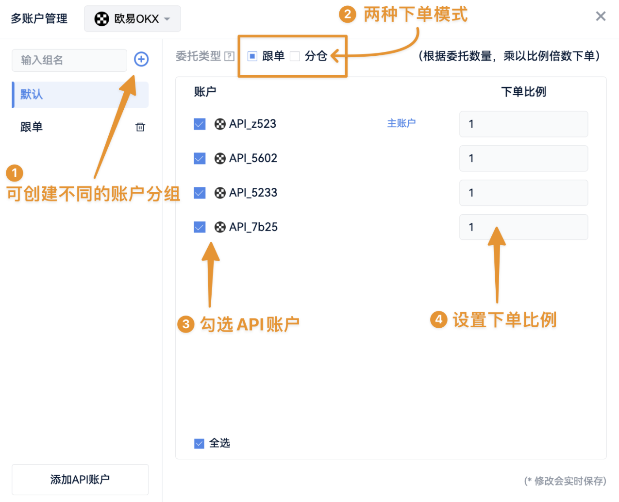 非农倒计时，如何用AiCoin多账户下单秒抓BTC机会？_aicoin_图2