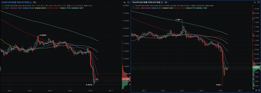 特朗普与马斯克“翻车”升级：加密&股票市场血流成河_aicoin_图5
