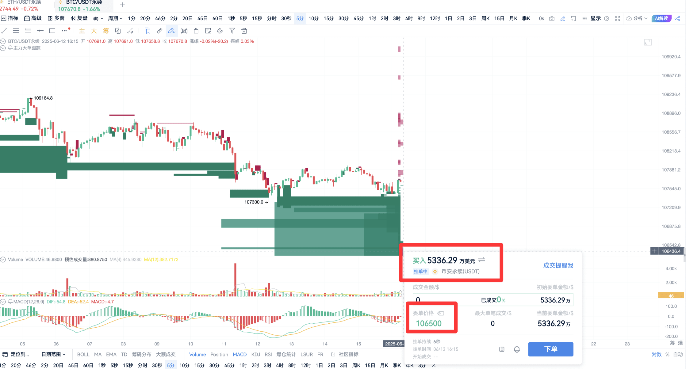 Large Order Attraction Method Basic Tutorial_aicoin_Image2