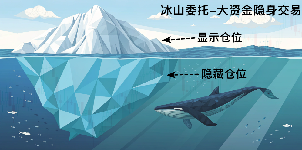 大资金交易不想被跟？AiCoin冰山委托让你隐身吃单！_aicoin_图1