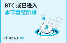 Matrixport 投研：BTC 或已进入季节盘整阶段