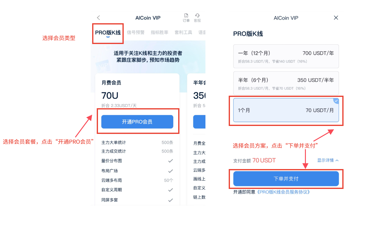 USDT_ARB余额转账支付教程 - AiCoin 会员服务购买(App)_aicoin_图2