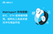 Matrixport Market Observation: BTC and ETH are likely to remain volatile, with structured tools becoming key hedging and gain methods.
