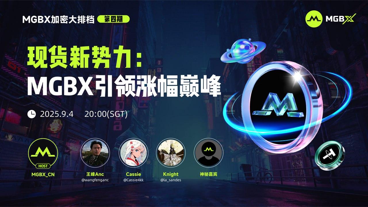 MGBX "Crypto Night Market" Discusses Spot New Forces: MGBX Leads the Surge_aicoin_Img1