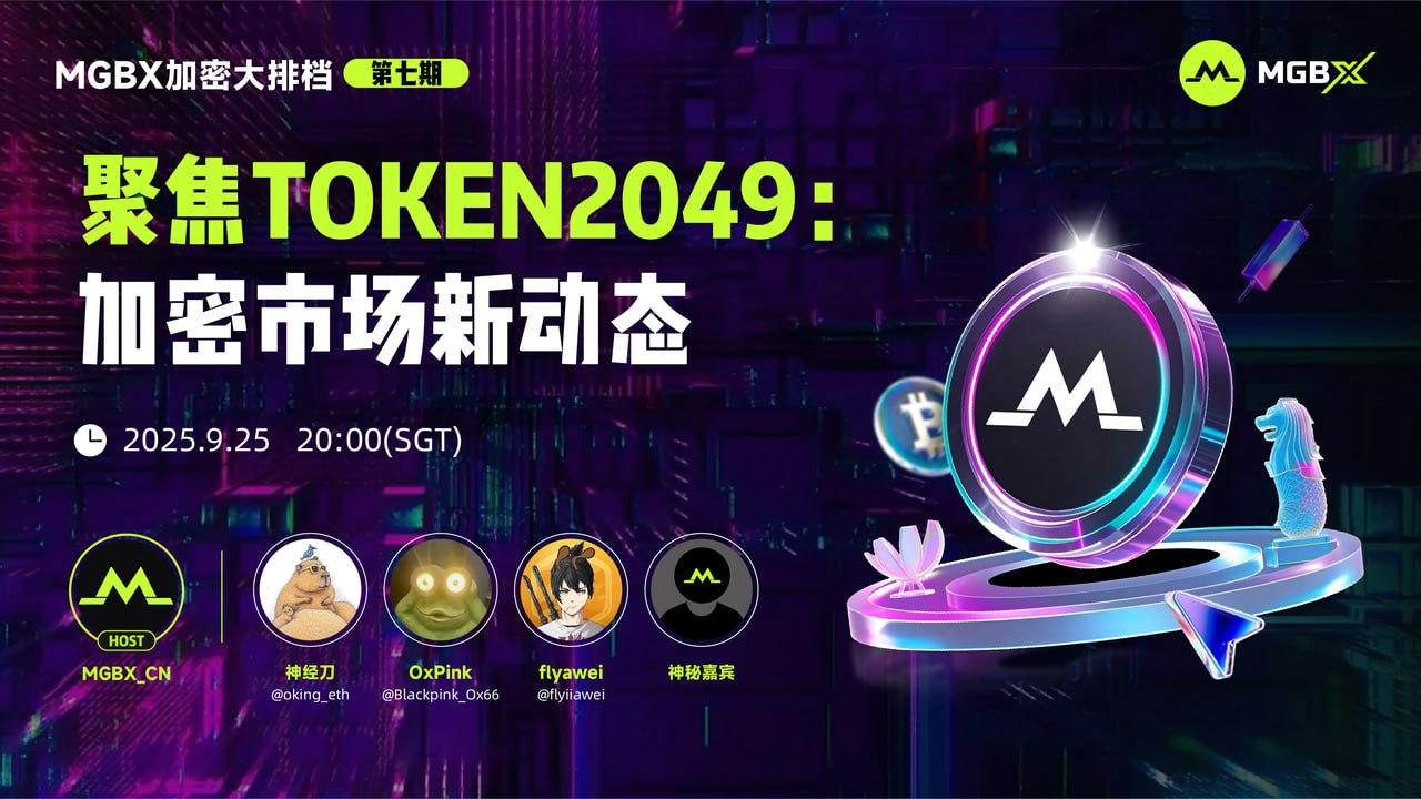 MGBX "Crypto Hawker" Focus on TOKEN2049: New Dynamics in the Crypto Market_aicoin_figure1