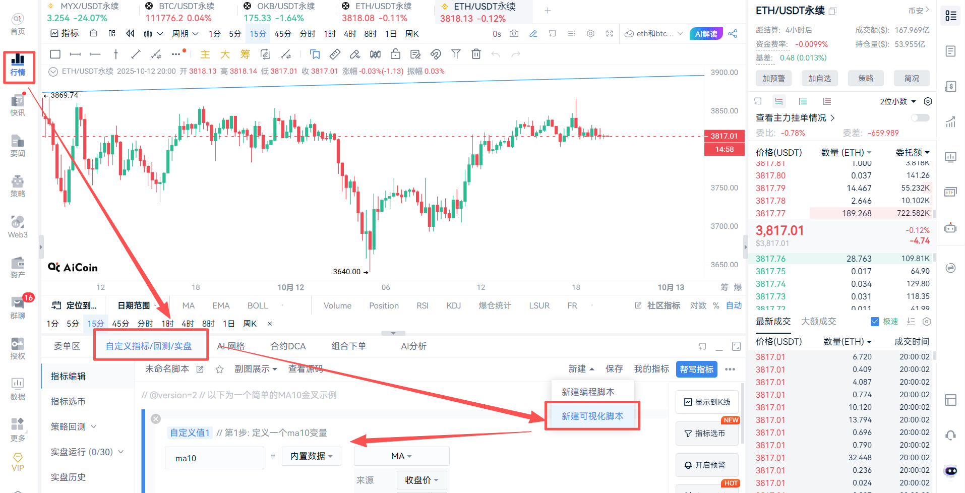 零代码也能做交易策略！小白快速上手指南_aicoin_图1
