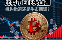 比特币ETF失血潮：机构撤退还是牛市回调？