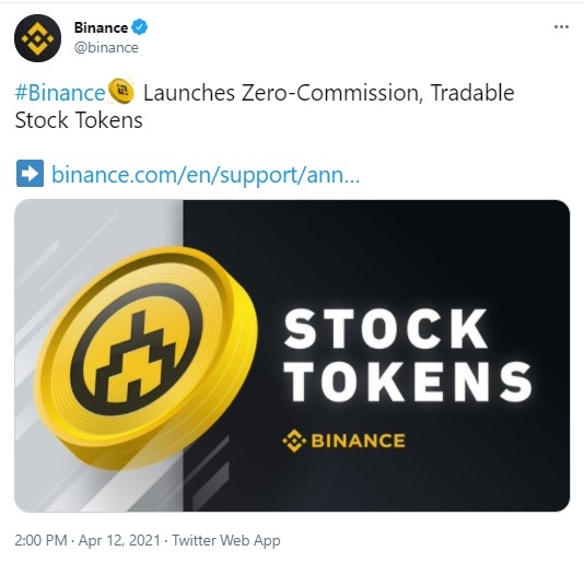 Stock tokens binance how safe is my bitcoin wallet