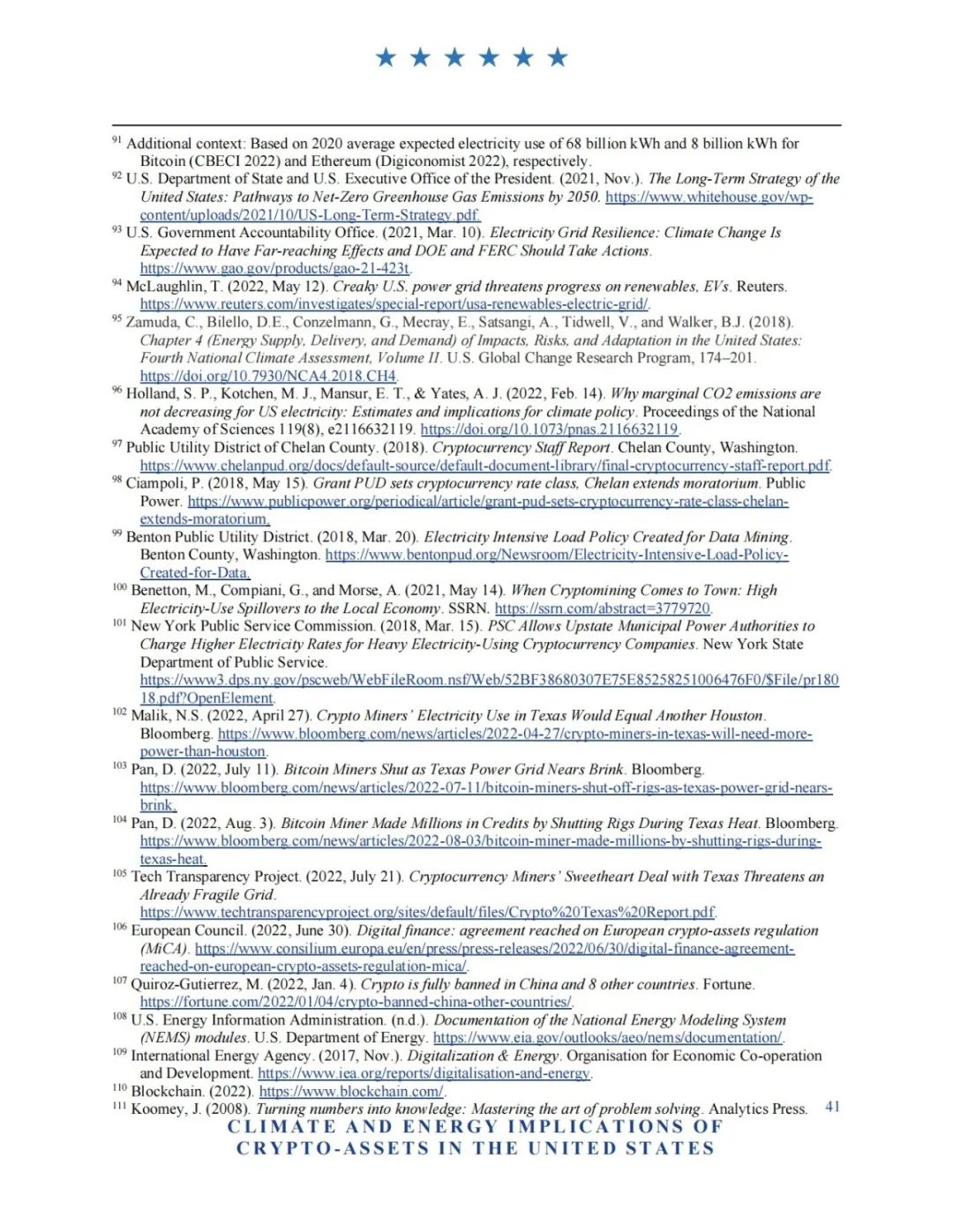 白宫万字报告全文：数字资产挖矿对美国能源气候的影响及应对措施       