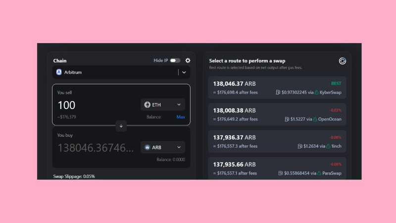 提供ARB流动性收益哪家强？Kyber、Traderjoe、Uniswap、Camelot LP收益率对比