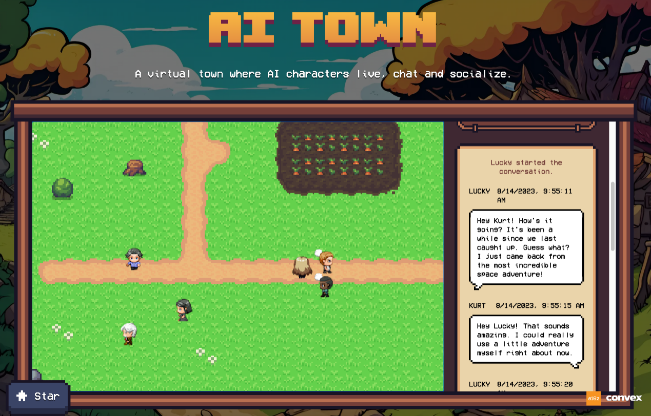 A quick look at a16z's open-source project AI Town: introducing a virtual town where AI characters can socialize and live