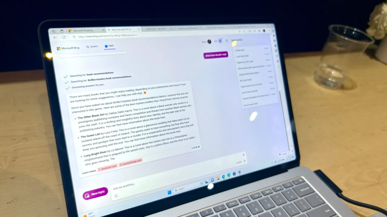 Bing Chat Personalized Answers