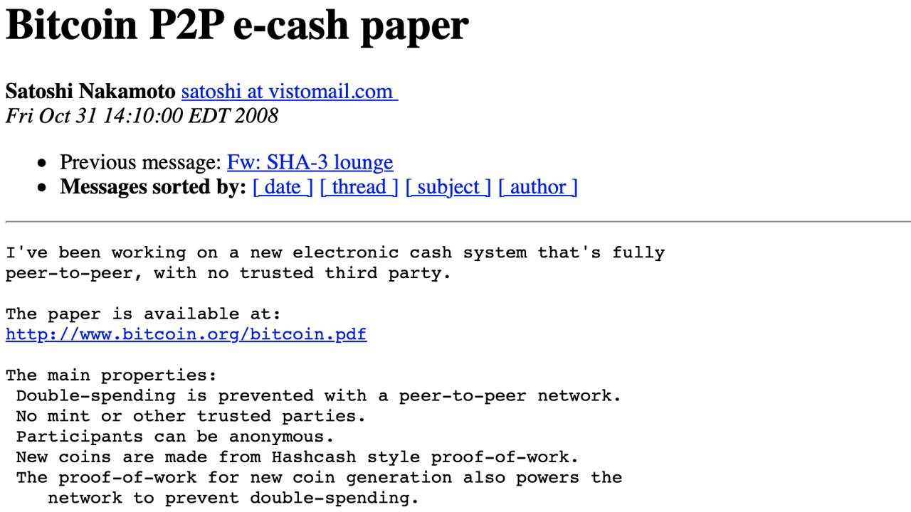 Celebrating 15 Years of Bitcoin: Unraveling Satoshi Nakamoto’s Seminal White Paper