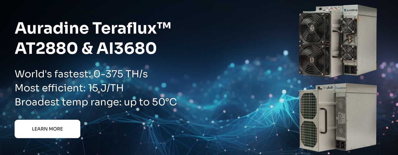 Auradine Unveils New Teraflux Miners Setting New Efficiency Benchmarks in Bitcoin Mining Industry