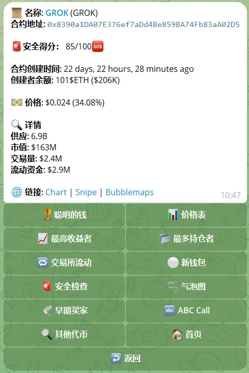 NerdBot研究报告:TG BOT赛道新秀,链上达人的必备工具