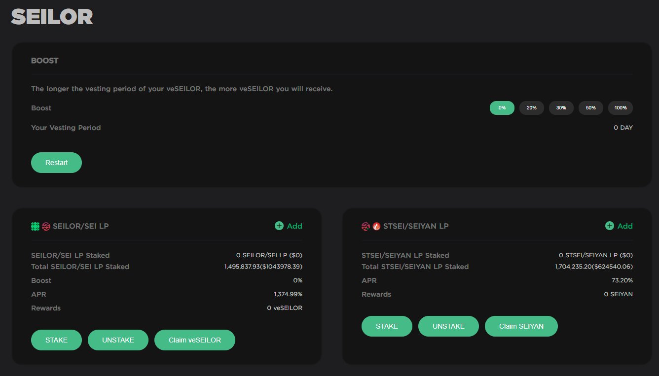 Overview of 5 potential projects in the Sei ecosystem for airdrops and development