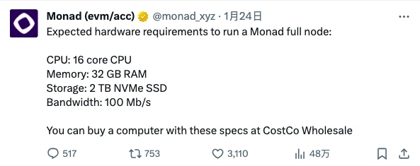 解析Monad：并行EVM明星，Layer1赛道的潜在颠覆者？