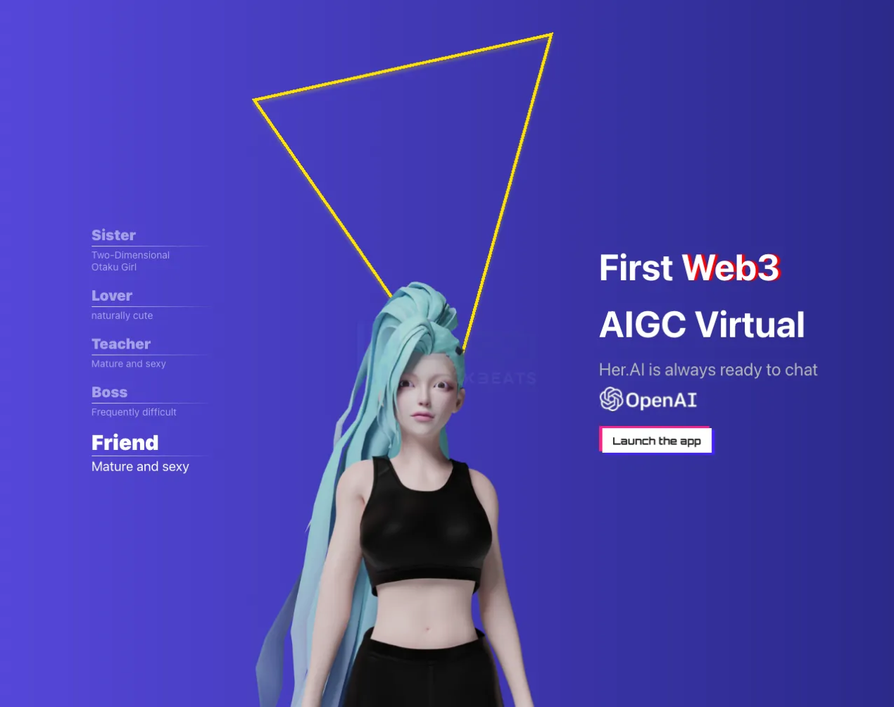 Her.AI：基于AI技术为Web3.0打造全新虚拟女友平台