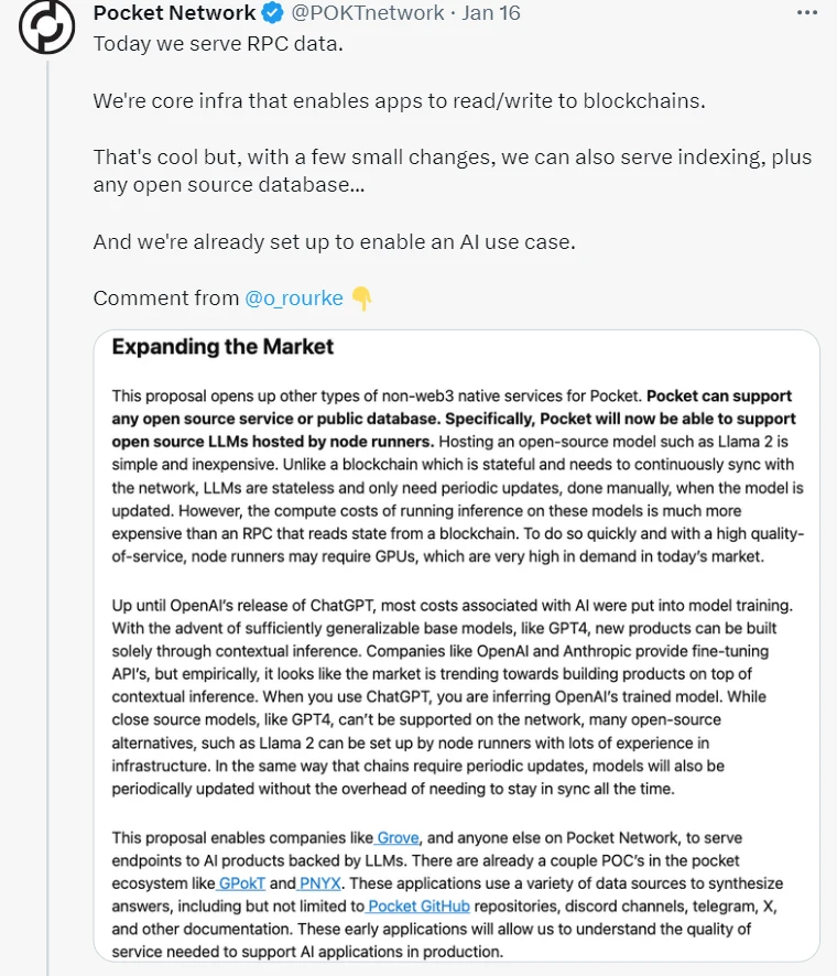 Metrics Ventures Report: POKT Network Advancing Towards the AI Narrative
