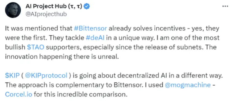 The Next Dark Horse in AI? Understanding the First Decentralized Web3 Underlying Protocol Focused on AI, KIP Protocol