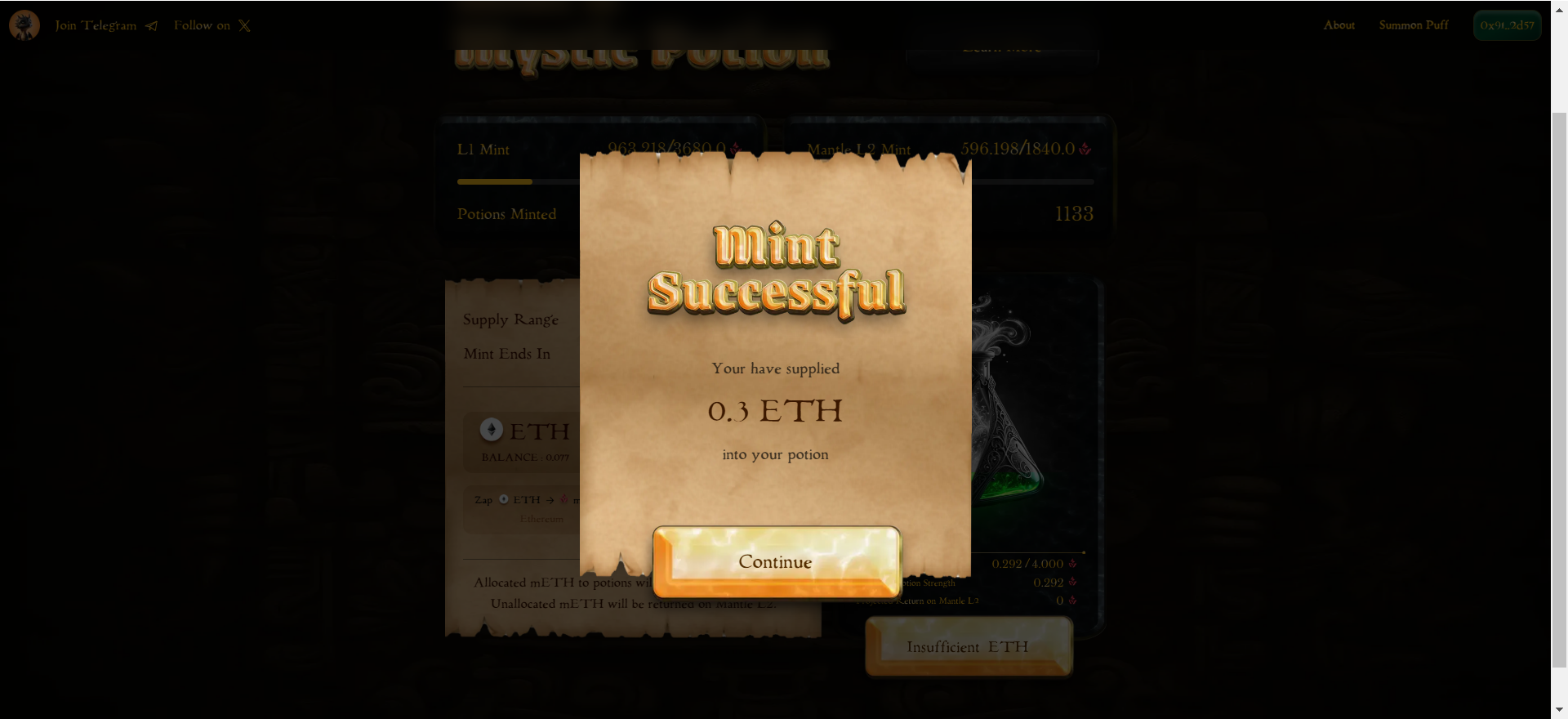 Mantle's ecological innovation Meme project Puff starts the Genesis Mint, understanding the gameplay, airdrop + Mint tutorial