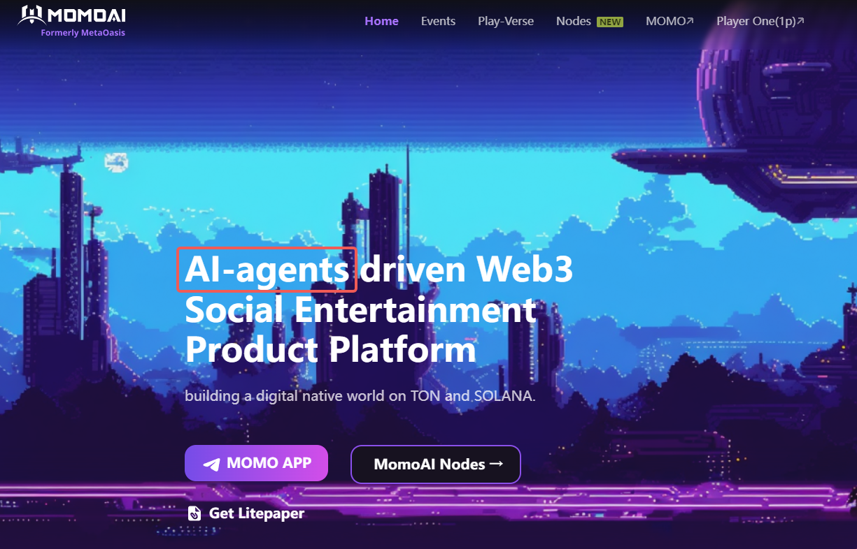 Interpreting MOMO AI: A game social growth platform driven by AI, based on the Ton and Solana ecosystems