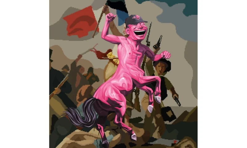 Yue Minjun launches Ordinals series works on LiveArt