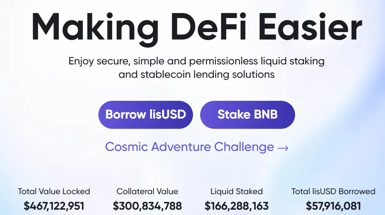 曾获Binance Labs 1000万美元融资，一文详解币安Megadrop第二期LSDFi项目Lista
