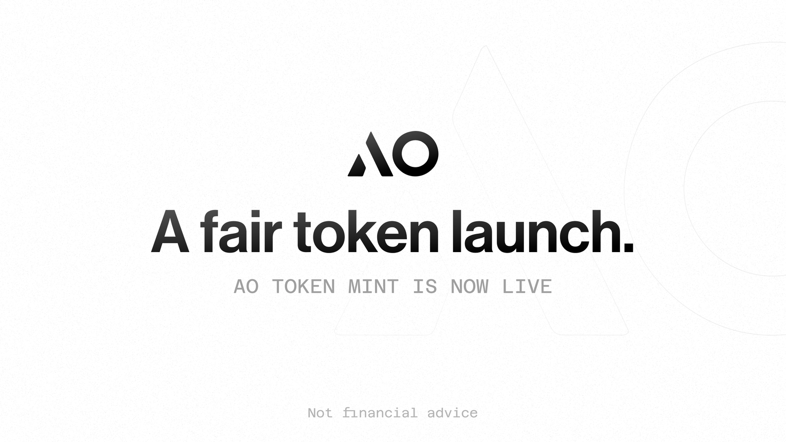 AO 代币经济学模型发布，如何效率最大化获取 AO 代币？