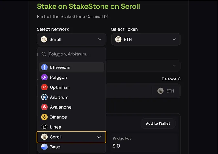 Scroll数据飙升，一鱼多吃的Stakestone能让撸毛党翻身吗？